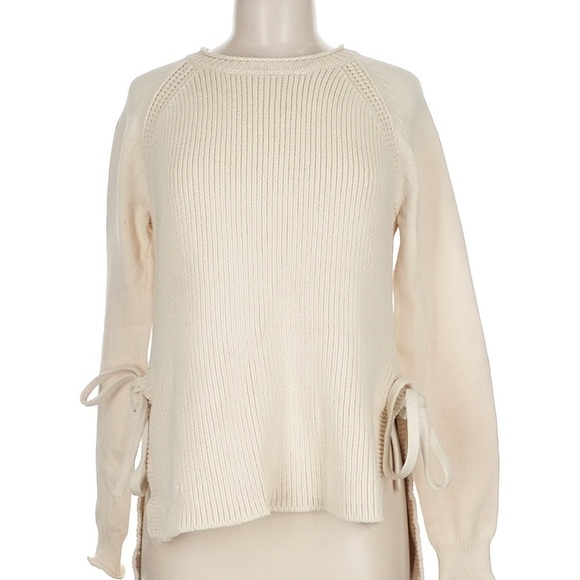 J. Crew Sweaters - J Crew pull over ivory sweater size medium